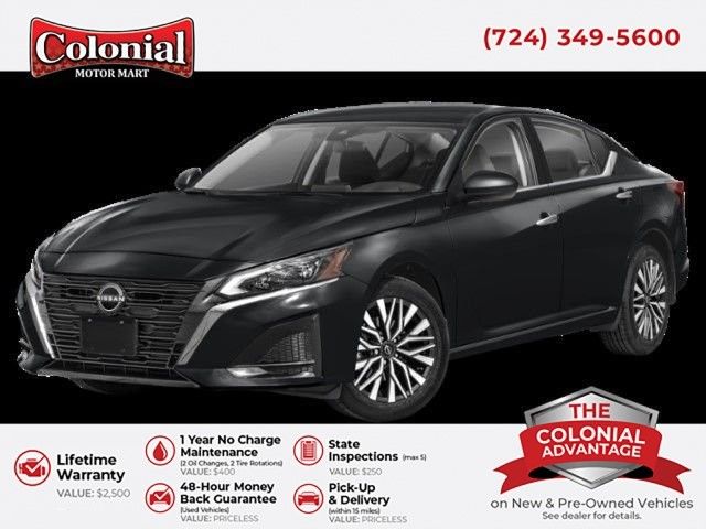 Super Black Clearcoat 2023 Nissan Altima 2.5 SV AWD Sedan All-Wheel Drive Continuously Variable Transmission
