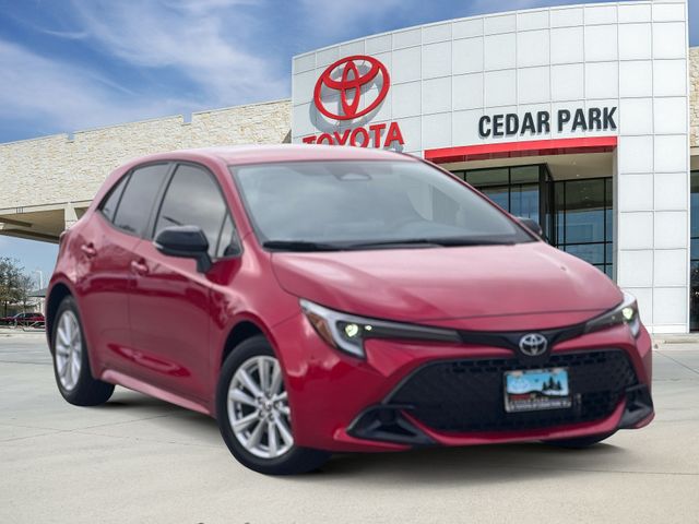 Red 2026 Toyota Corolla Hatchback SE FWD Hatchback Front-Wheel Drive Continuously Variable Transmission