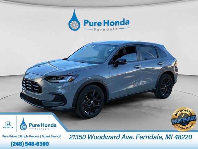 Urban Gray Pearl 2024 Honda HR-V SUV / Crossover All-Wheel Drive Continuously Variable Transmission