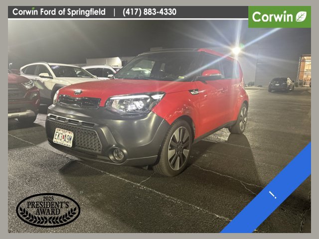 Inferno Red 2015 Kia Soul Wagon Front-Wheel Drive 6-Speed Automatic