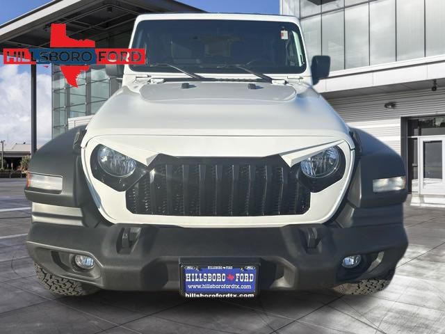 2020 Bright White Clearcoat Jeep Wrangler Sport S 4X4 SUV