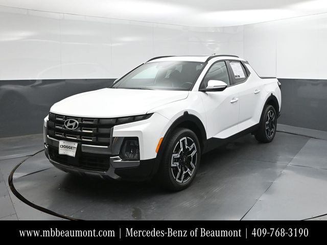 Atlas White 2025 Hyundai Santa Cruz Pickup Truck All-Wheel Drive Automatic