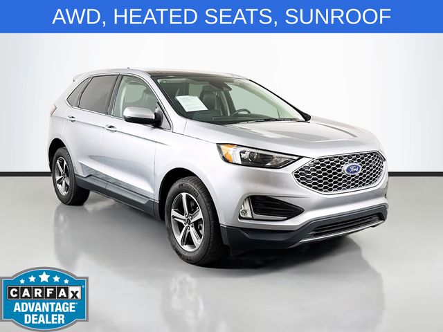Silver Metallic 2024 Ford Edge SEL AWD SUV / Crossover All-Wheel Drive 8-Speed Automatic