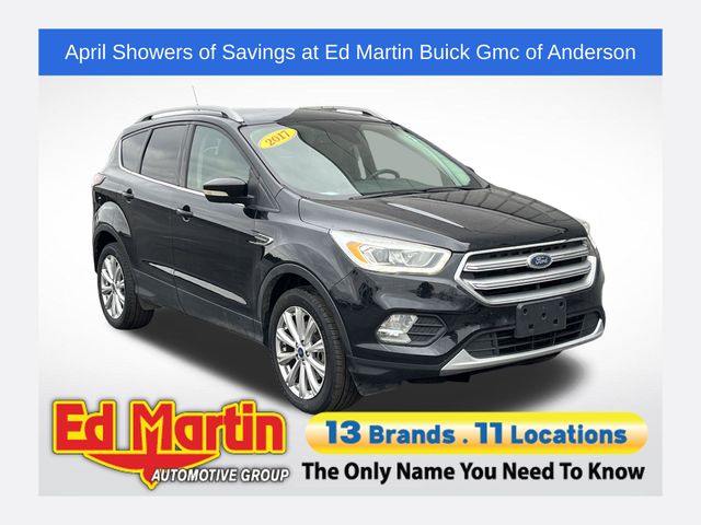 Shadow Black 2017 Ford Escape Titanium AWD SUV / Crossover All-Wheel Drive 6-Speed Automatic