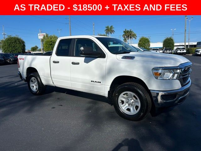 Bright White Clearcoat 2020 RAM 1500 Pickup Truck Four-Wheel Drive 8-Speed Automatic