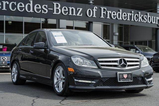 Black 2012 Mercedes-Benz C-Class Sedan 7-Speed Automatic