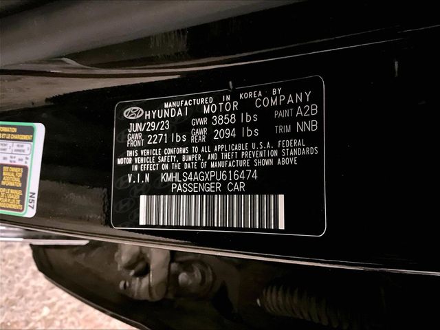2023 Hyundai Elantra SEL Black at Klick Lewis Buick Chevrolet