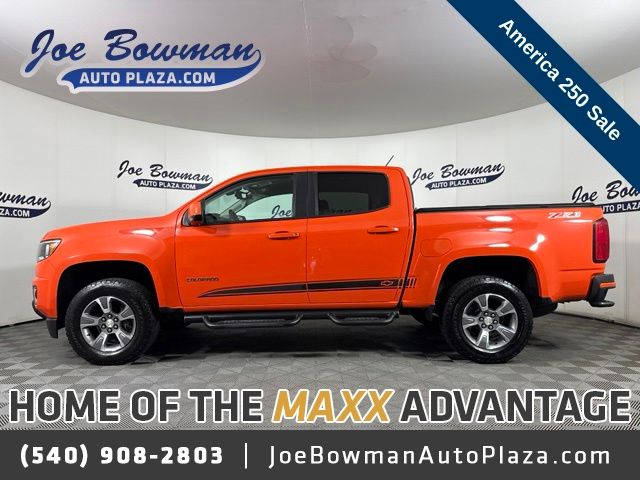Tangier Orange 2019 Chevrolet Colorado Pickup Truck Four-Wheel Drive 8-Speed Automatic