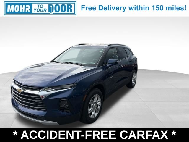 Blue 2022 Chevrolet Blazer SUV / Crossover All-Wheel Drive 9-Speed Automatic Overdrive