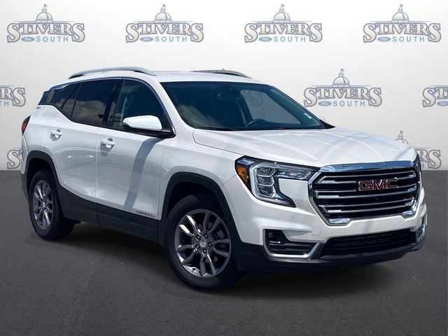 White Frost Tricoat 2023 GMC Terrain SLT FWD SUV / Crossover Front-Wheel Drive 9-Speed Automatic