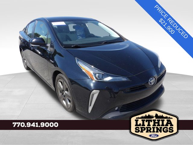 Midnight Black Metallic 2022 Toyota Prius XLE FWD Hatchback Front-Wheel Drive Continuously Variable Transmission