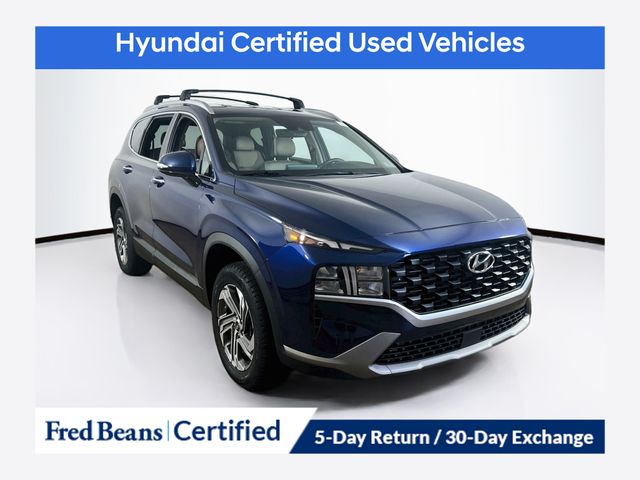 Stormy Blue 2023 Hyundai Santa Fe SUV / Crossover All-Wheel Drive 8-Speed Automatic