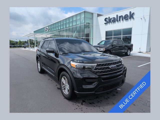 Black Metallic 2022 Ford Explorer SUV / Crossover All-Wheel Drive Automatic