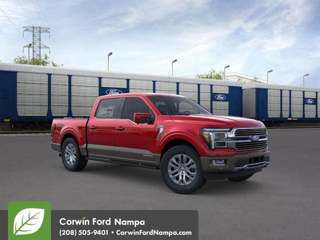 Ruby Red Metallic Tinted Clearcoat 2026 Ford F-150 King Ranch SuperCrew 4WD Pickup Truck Four-Wheel Drive Automatic