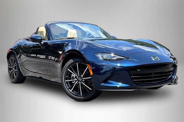 Deep Crystal Blue Mica 2026 Mazda MX-5 Miata Convertible Rear-Wheel Drive 6-Speed Manual