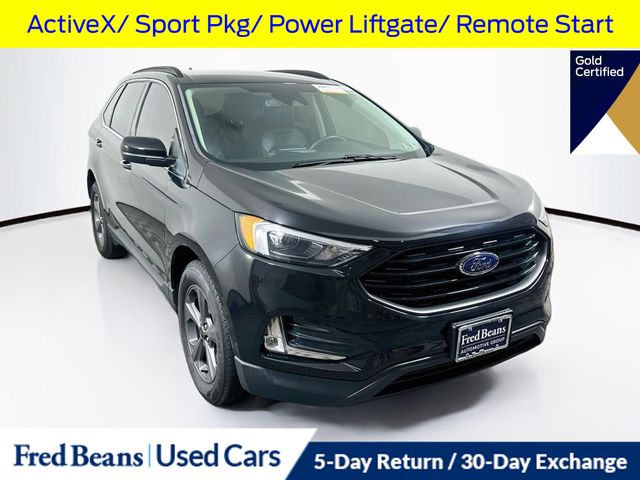 Agate Black Metallic 2022 Ford Edge SUV / Crossover All-Wheel Drive 8-Speed Automatic