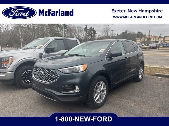 Stone Blue Metallic 2023 Ford Edge SEL AWD SUV / Crossover All-Wheel Drive 8-Speed Automatic
