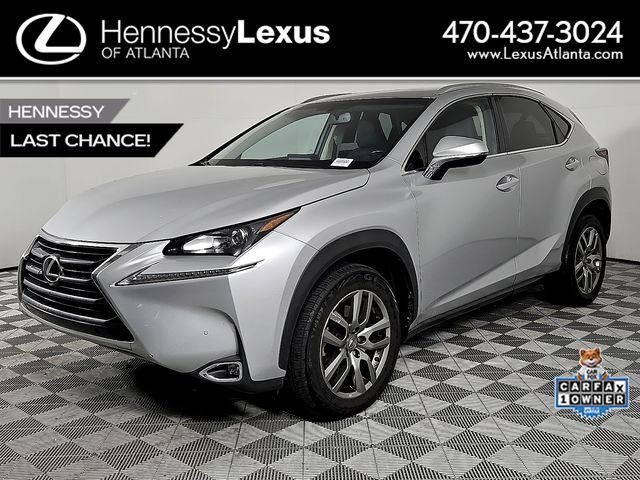 Silver 2016 Lexus NX 200t FWD SUV / Crossover Front-Wheel Drive 6-Speed Automatic