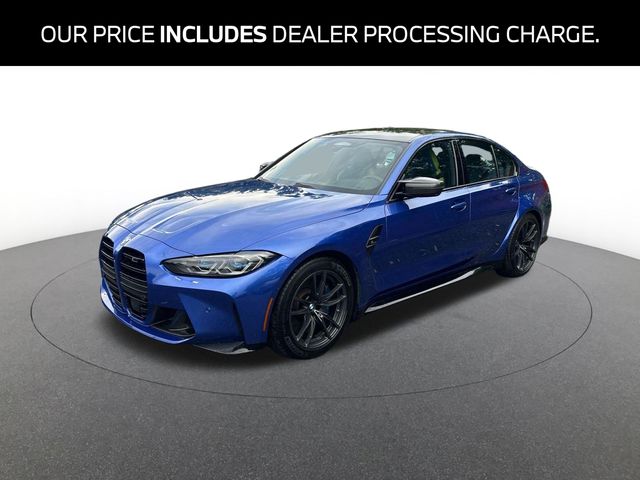 Portimao Blue Metallic 2021 BMW M3 Sedan Rear-Wheel Drive 8-Speed Automatic