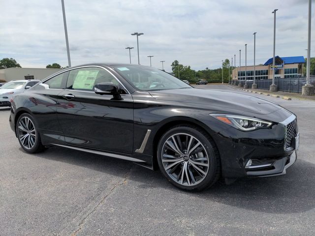 Midnight Black 2021 INFINITI Q60 Coupe All-Wheel Drive 7-Speed Automatic