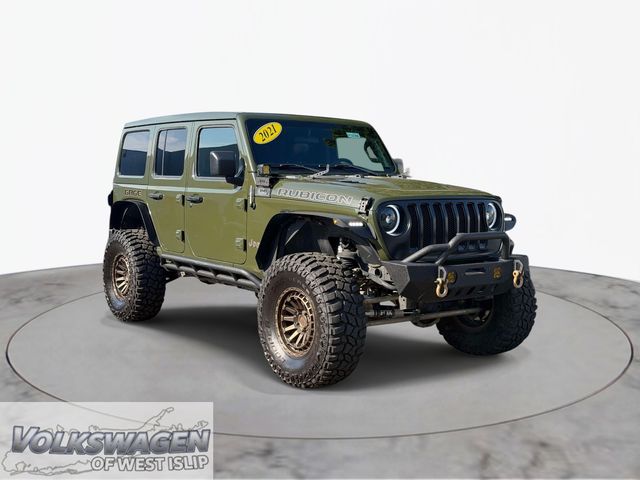 Green Clearcoat 2021 Jeep Wrangler SUV / Crossover Four-Wheel Drive 8-Speed Automatic
