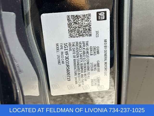 Used 2024 Chevrolet Corvette For Sale in Livonia, MI
