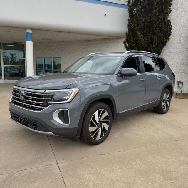 Platinum Gray Metallic 2025 Volkswagen Atlas SUV / Crossover All-Wheel Drive 8-Speed Automatic
