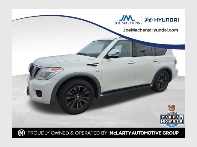 Pearl White 2017 Nissan Armada Platinum 4WD SUV / Crossover Four-Wheel Drive 7-Speed Automatic
