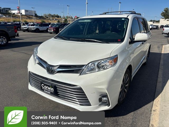 White (Blizzard Pearl) 2020 Toyota Sienna Minivan All-Wheel Drive 8-Speed Automatic