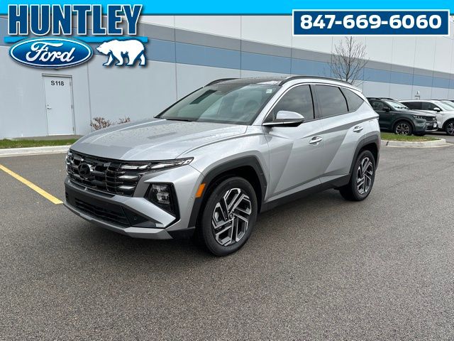 Shimmering Silver 2025 Hyundai Tucson Hybrid Limited AWD SUV / Crossover All-Wheel Drive 6-Speed Automatic