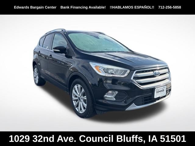 Shadow Black 2017 Ford Escape Titanium AWD SUV / Crossover All-Wheel Drive 6-Speed Automatic