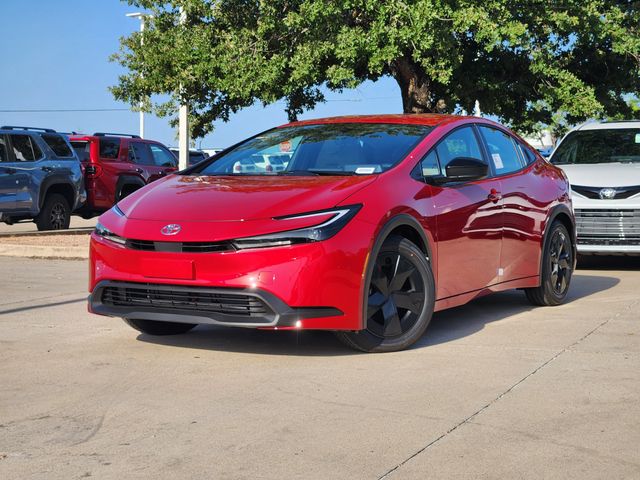 Red 2026 Toyota Prius Hatchback Front-Wheel Drive Continuously Variable Transmission