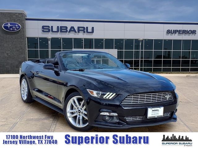 Shadow Black 2017 Ford Mustang Convertible Rear-Wheel Drive 6-Speed Automatic
