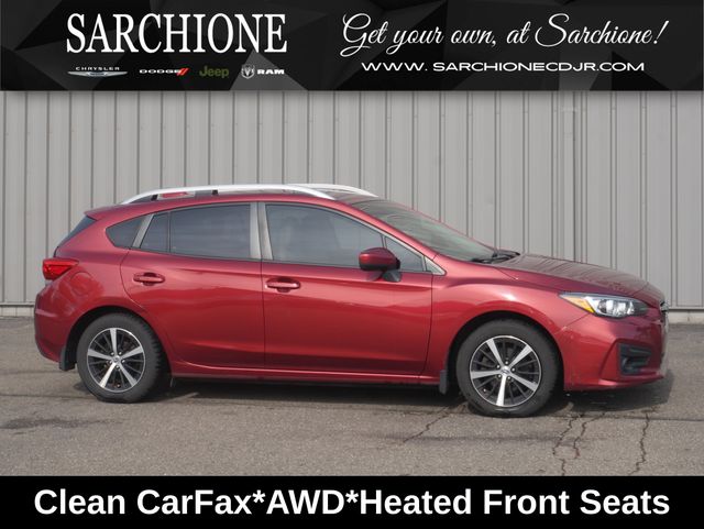Crimson Red Pearl 2019 Subaru Impreza Hatchback All-Wheel Drive Continuously Variable Transmission