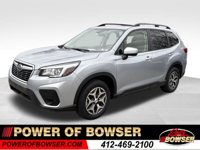 Ice Silver Metallic 2020 Subaru Forester 2.5i Premium AWD SUV / Crossover All-Wheel Drive Continuously Variable Transmission