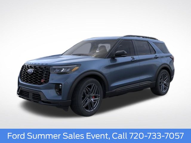 Vapor Blue Metallic 2026 Ford Explorer SUV / Crossover All-Wheel Drive Automatic