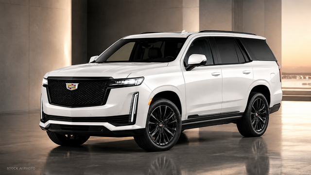 Crystal White Tricoat 2024 Cadillac Escalade SUV / Crossover Four-Wheel Drive Automatic