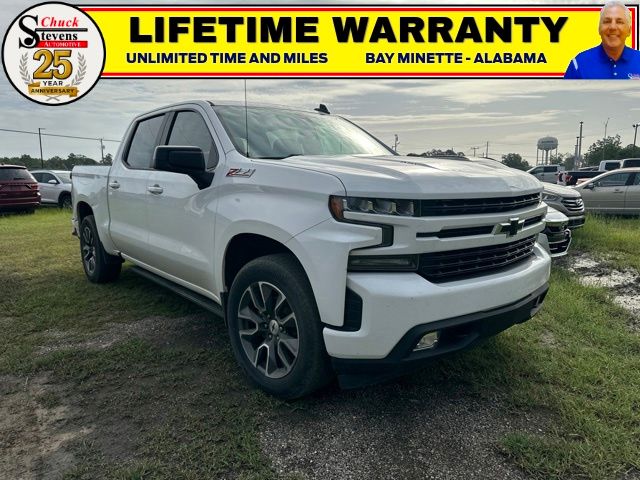 Summit White 2021 Chevrolet Silverado 1500 Pickup Truck Four-Wheel Drive Automatic