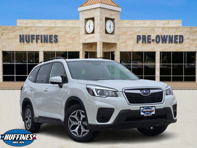 Crystal White Pearl 2020 Subaru Forester 2.5i Premium AWD SUV / Crossover All-Wheel Drive Continuously Variable Transmission