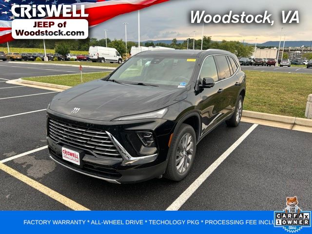 Black (Ebony Twilight Metallic) 2025 Buick Enclave SUV / Crossover Four-Wheel Drive 8-Speed Automatic