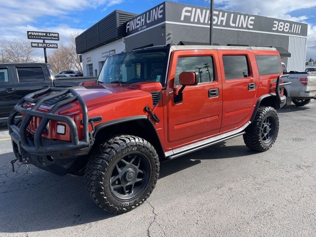 Sunset Orange Metallic 2003 Hummer H2 Base SUV / Crossover Four-Wheel Drive 4-Speed Automatic Overdrive