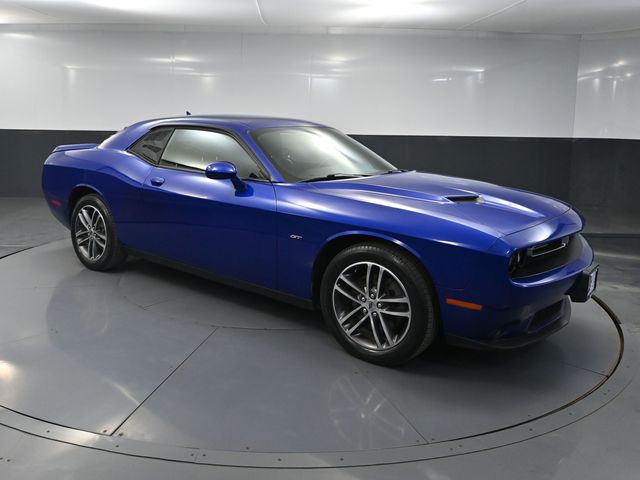 Indigo Blue 2018 Dodge Challenger Coupe All-Wheel Drive 8-Speed Automatic