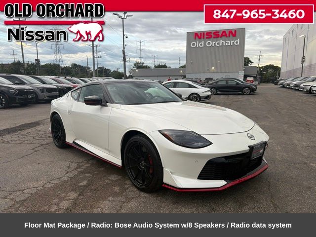 Pearl White/Super Black 2025 Nissan Z Coupe Rear-Wheel Drive 9-Speed Automatic