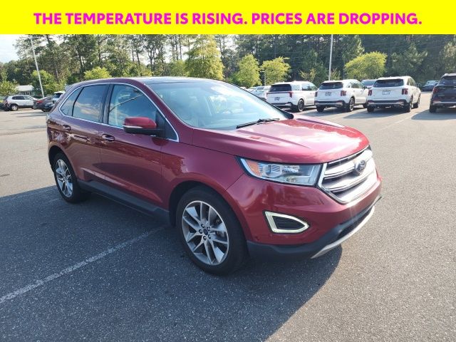 Red 2016 Ford Edge SUV / Crossover Front-Wheel Drive 6-Speed Automatic