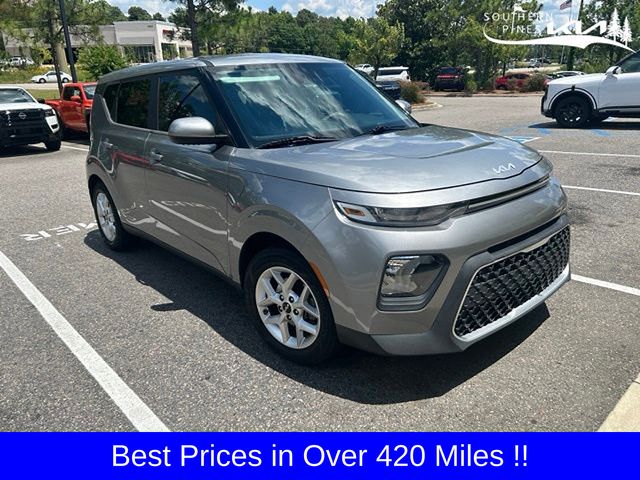 Steel Gray 2022 Kia Soul SUV / Crossover Front-Wheel Drive Continuously Variable Transmission