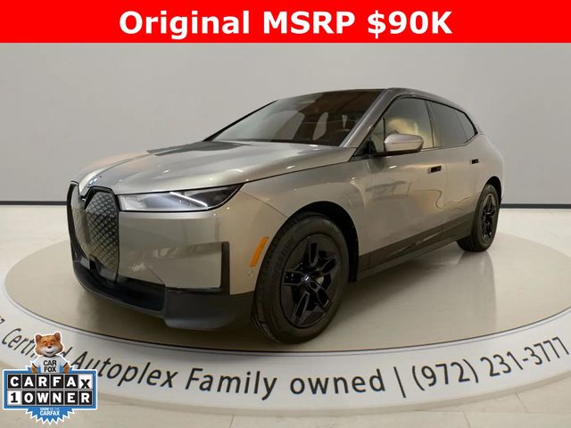 Oxide Gray Metallic 2024 BMW iX SUV / Crossover All-Wheel Drive Automatic