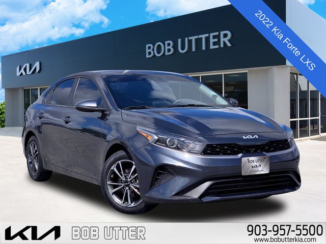 Gravity Gray 2022 Kia Forte LXS FWD Sedan Front-Wheel Drive Continuously Variable Transmission