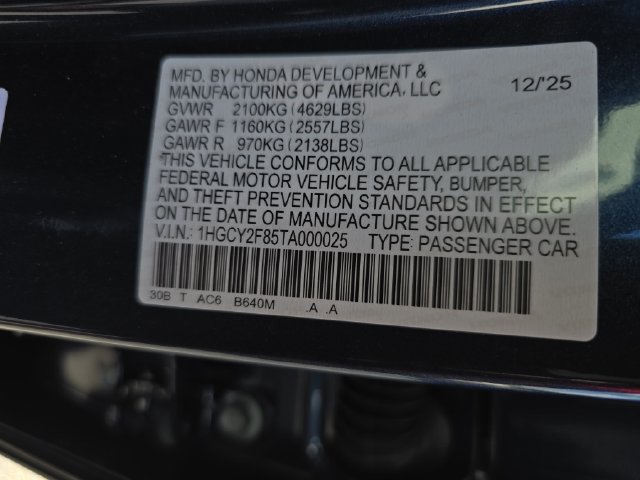 Used 2026 Honda Accord Hybrid Sedan
