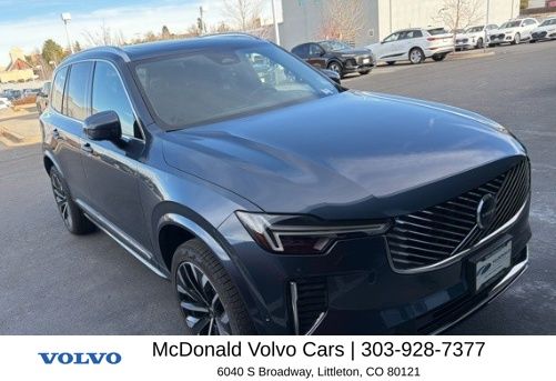 Denim Blue Metallic 2025 Volvo XC90 B6 Plus Bright Theme 7-Passenger AWD SUV / Crossover All-Wheel Drive Automatic