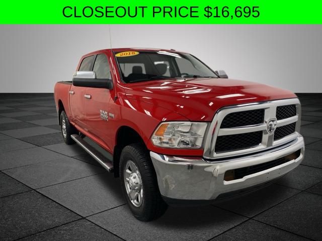 Flame Red Clearcoat 2018 RAM 2500 SLT Crew Cab 4WD Pickup Truck Four-Wheel Drive 6-Speed Automatic